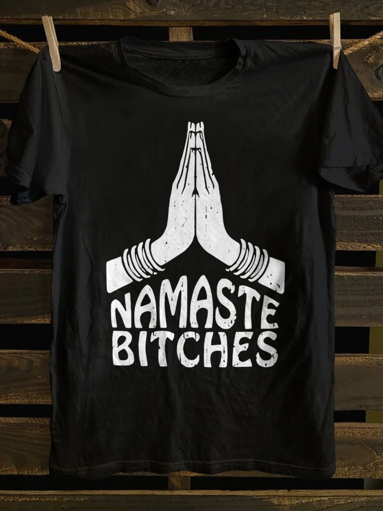 Teecade Teecade Namaste Bitches T-shirt