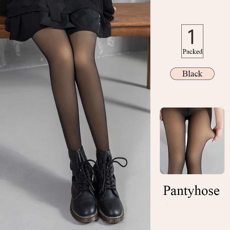 Warm Sexy Fleece Thickened Sheer Natural looking Pantyhose