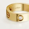 CARTIER LOVE RING, 3 DIAMONDS