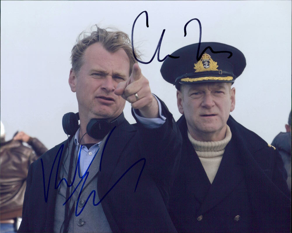 Dunkirk (Kenneth Branagh & Christopher Nolan) signed authentic 8x10 Photo Poster painting COA