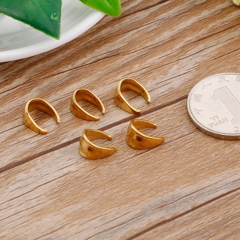 5 Pieces Stainless Steel 18K Gold Plated Geometric