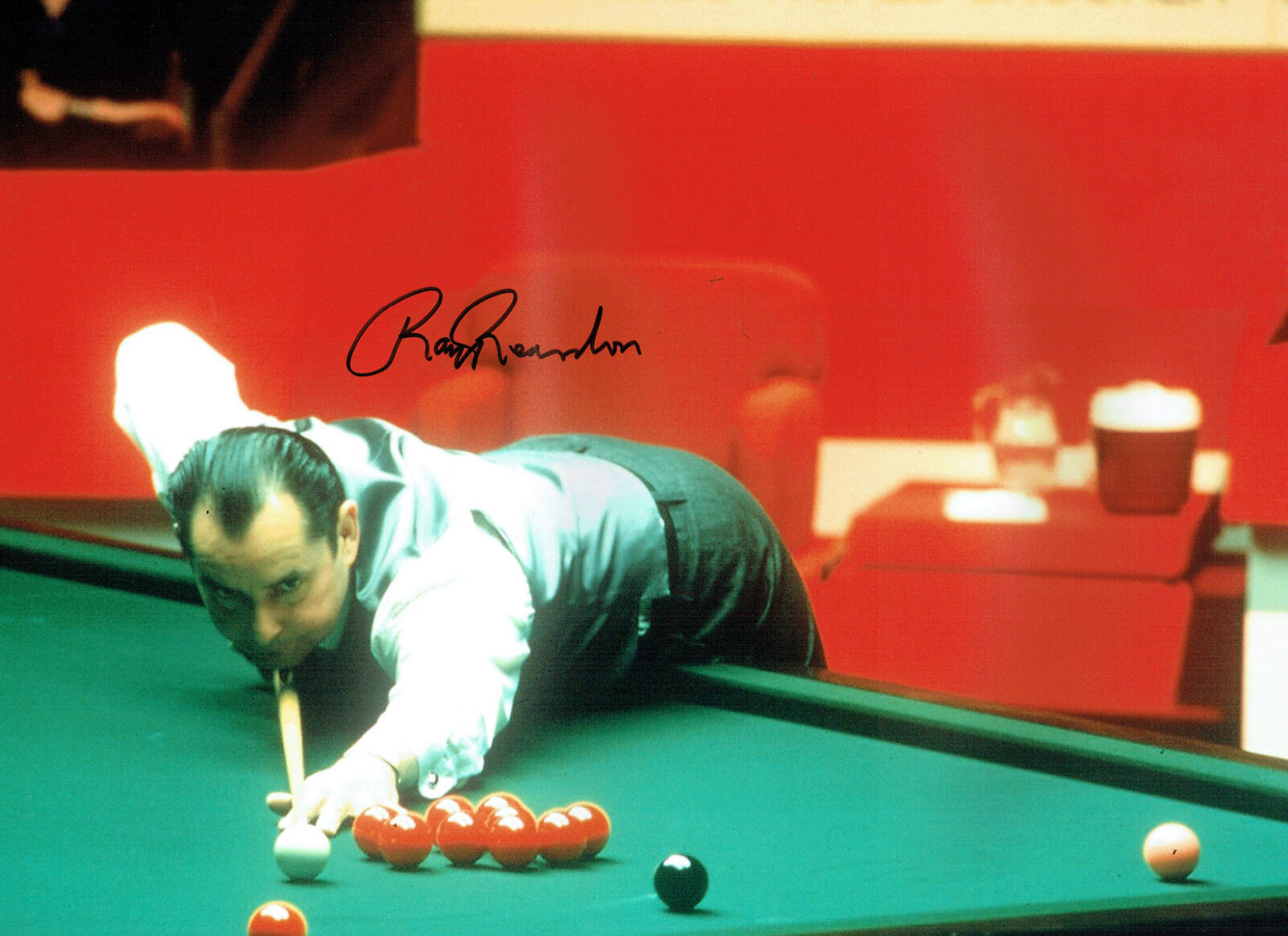 Ray REARDON Signed Autograph Large 16x12 SNOOKER Photo Poster painting AFTAL COA