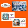 2027 New DIY Diamond Painting Wall Calendar Kit 12-Month Flip Calendar Design Home Decor