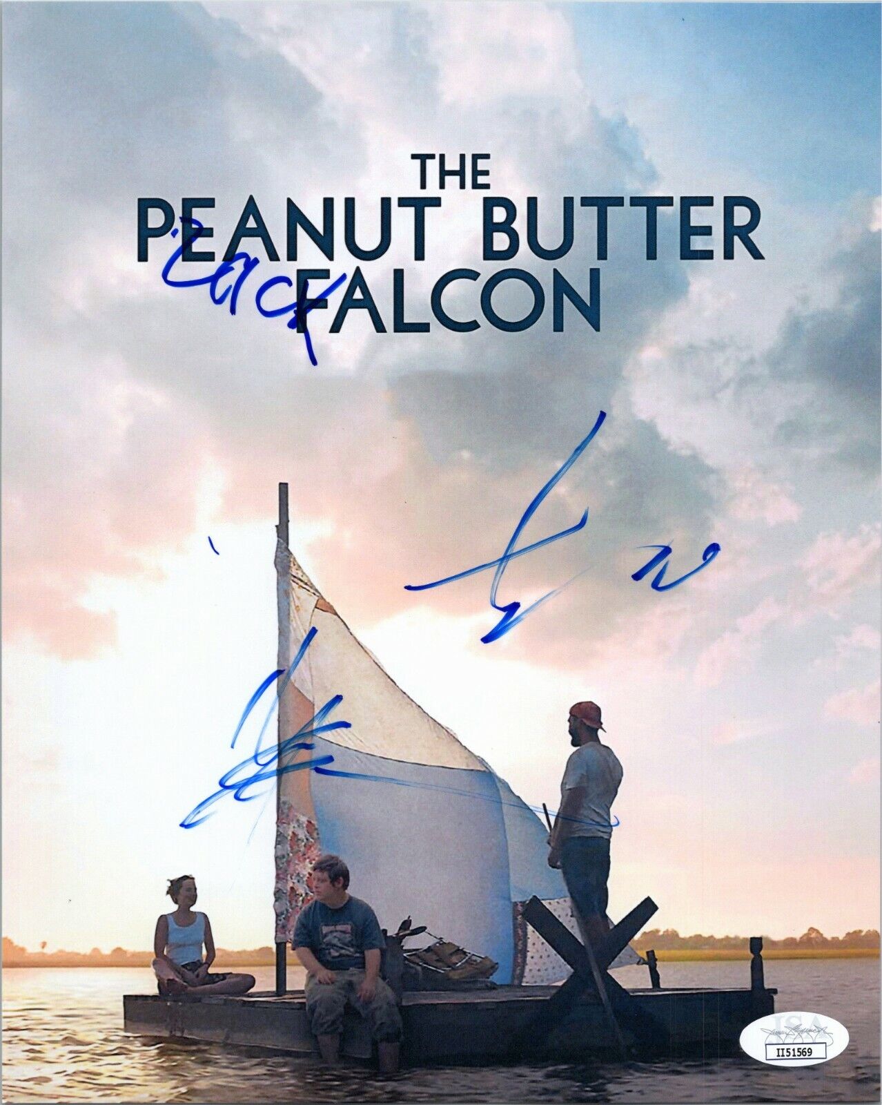 ZACK GOTTSAGEN+2 Authentic Hand-Signed PEANUT BUTTER FALCON