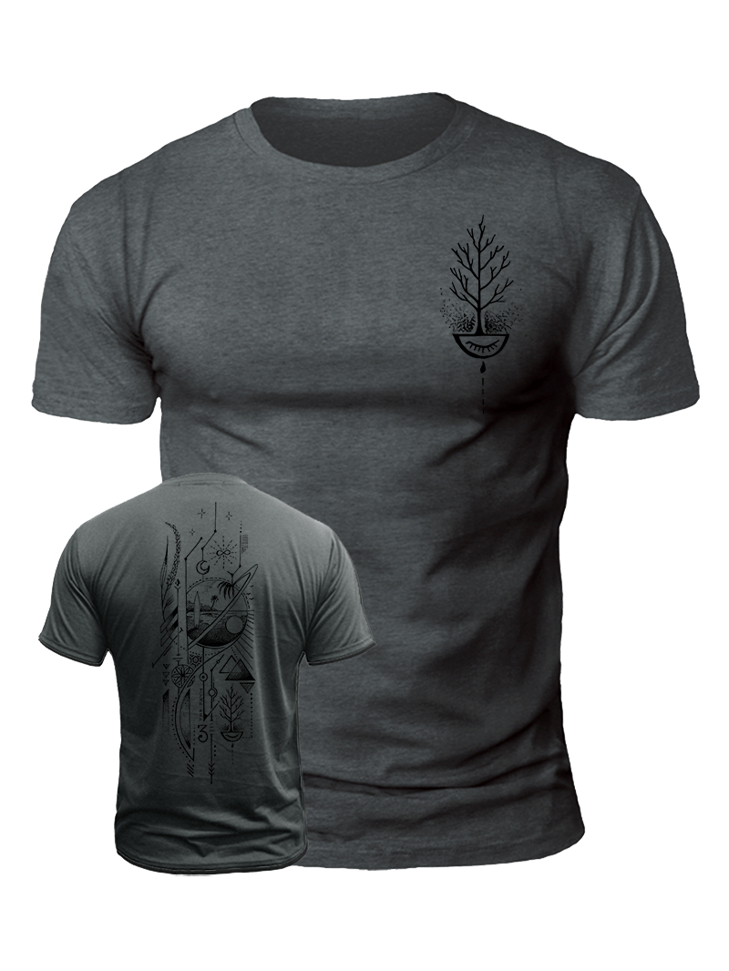 Ecosystem Geometry Print T-shirt