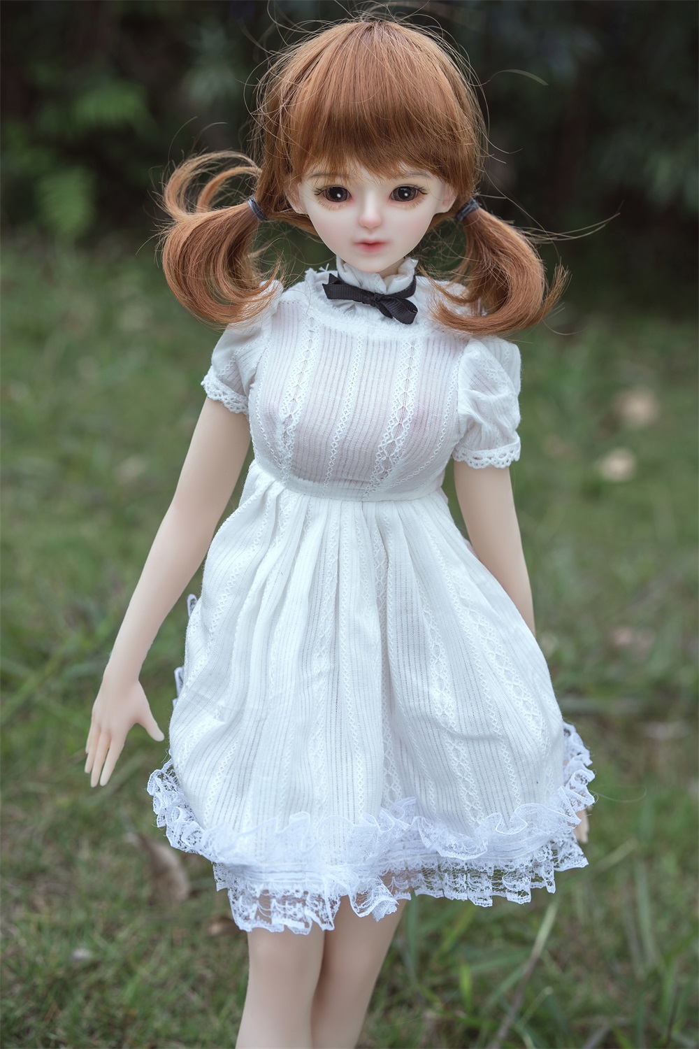 Mini Love Doll LLDOLL 60cm (1.97') white skirt #CM0011 full silicone (NO.063) LLDOLL Littlelovedoll