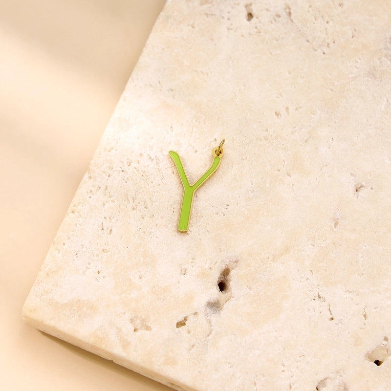 1 Piece 304 Stainless Steel Letter Jewelry Accessories Pendant