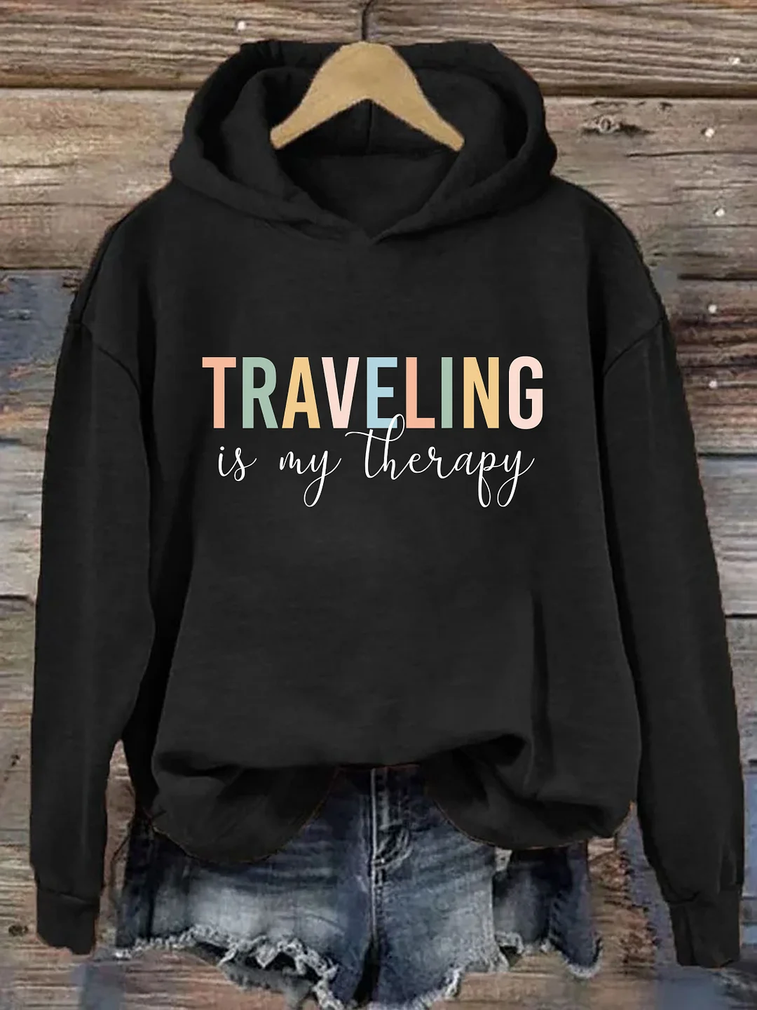 Travel Is My Therapy Hoodie
