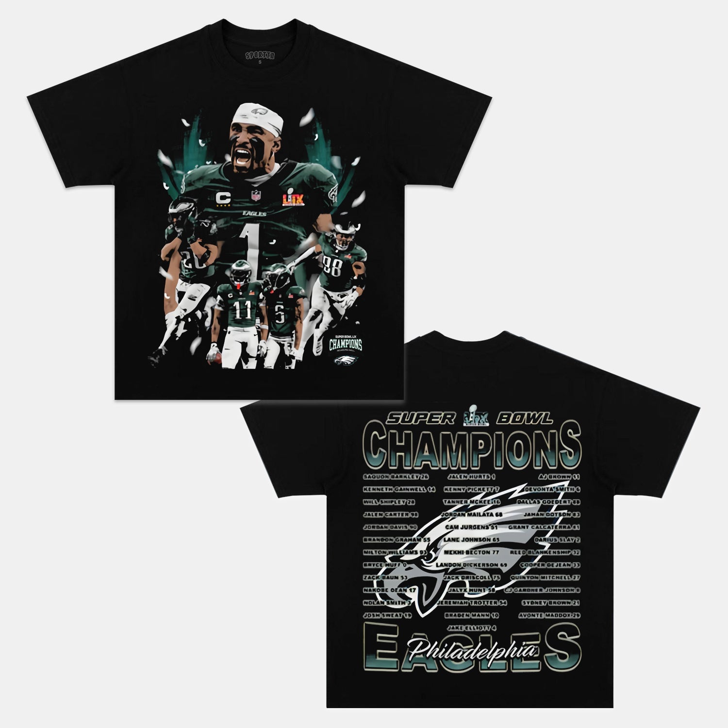 SUPER BOWL LIX CHAMPS TEE