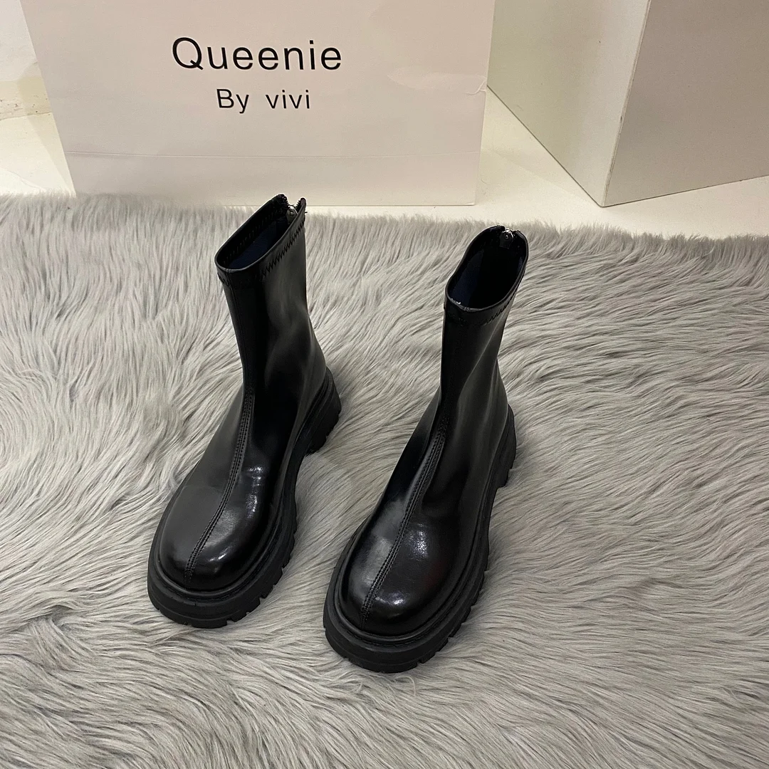 Breakj Breakj Skinny Martin Boots Children's Shoes 2025 Summer Small Ankle Boots Spring And Autumn Winter Boots Single Boots