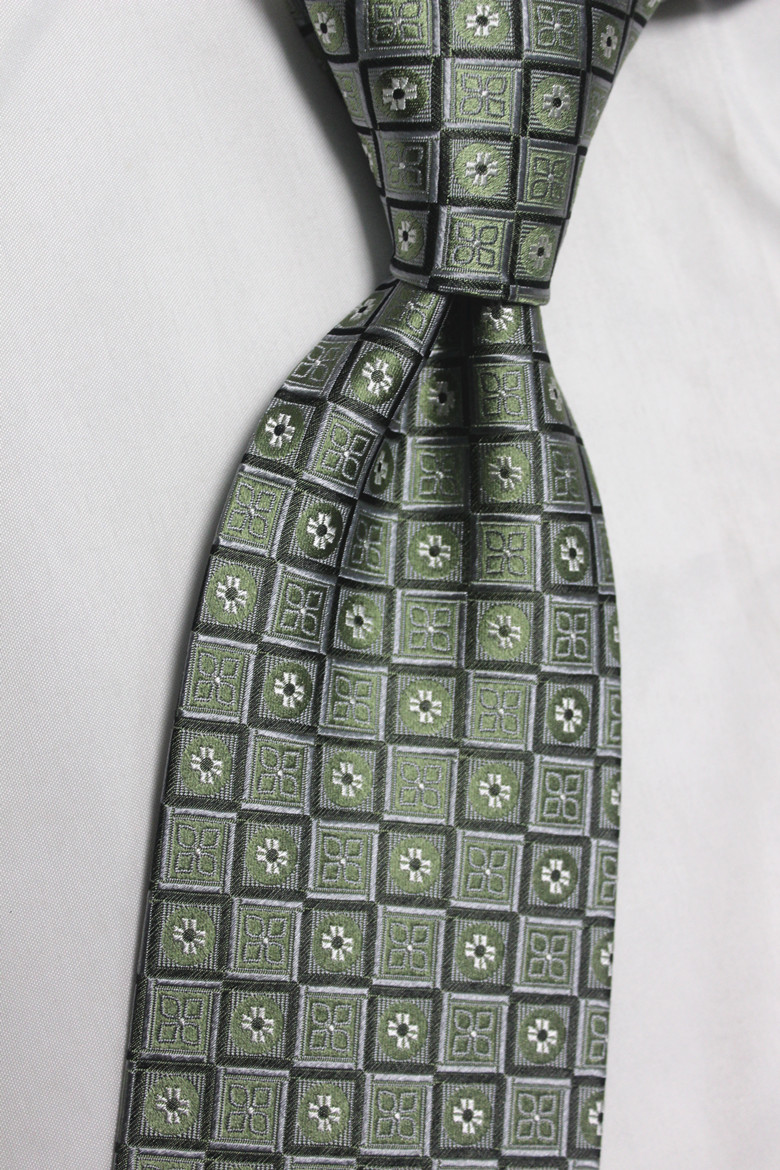 Elite Emerald Silk Tie - 100% Mulberry Business Neckwear,  8cm