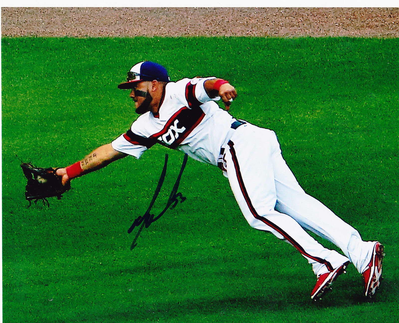 MELKY CABRERA CHICAGO WHITE SOX ACTION SIGNED 8x10