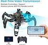 Educational Robot STEAM Raspberry Pi 4 Generation 4B/3B Intelligent AI Hexapod Spider Robot