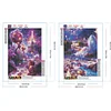 Promotion 2Pcs/set Diamond Painting-DIY Full Round Drill Scenery(30*40 CM)