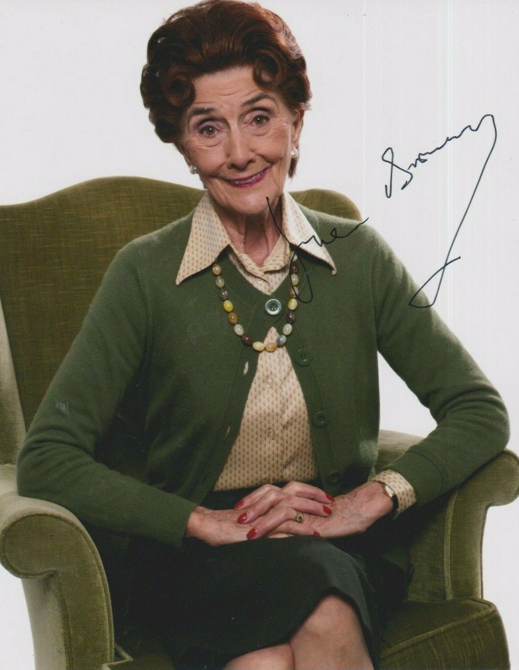 June Brown **HAND SIGNED** 10x8 Photo Poster painting ~ AUTOGRAPHED ~ Eastenders Dot