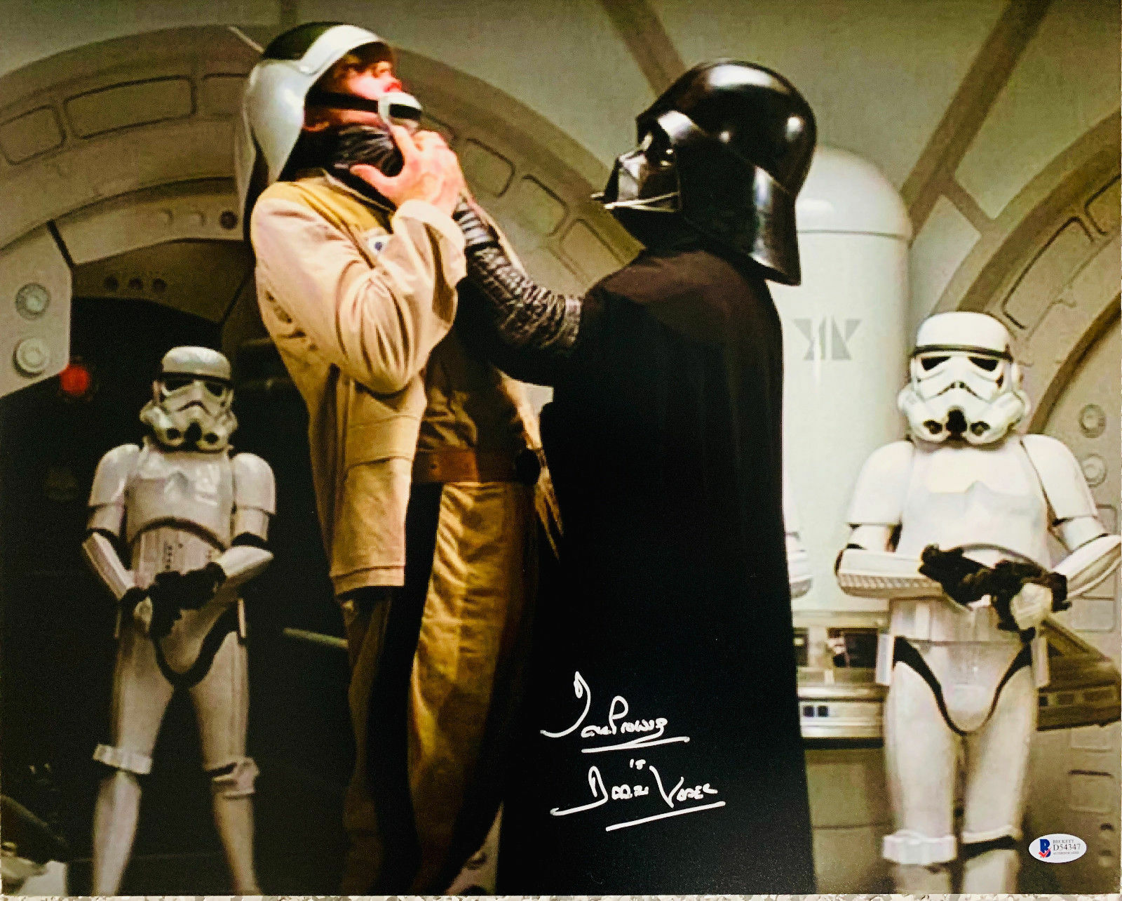 Dave Prowse * Authentic Signed Star Wars Darth Vader 16x20 Photo Poster painting - Beckett BAS 8
