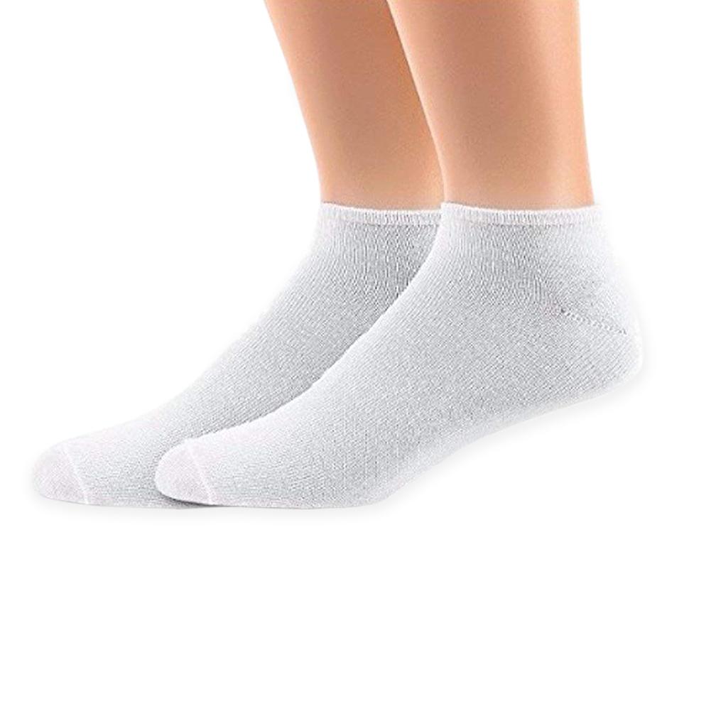 

6 Pairs/lot Solid Casual Cotton Breathable Invisible Crew Socks (White), 501 Original