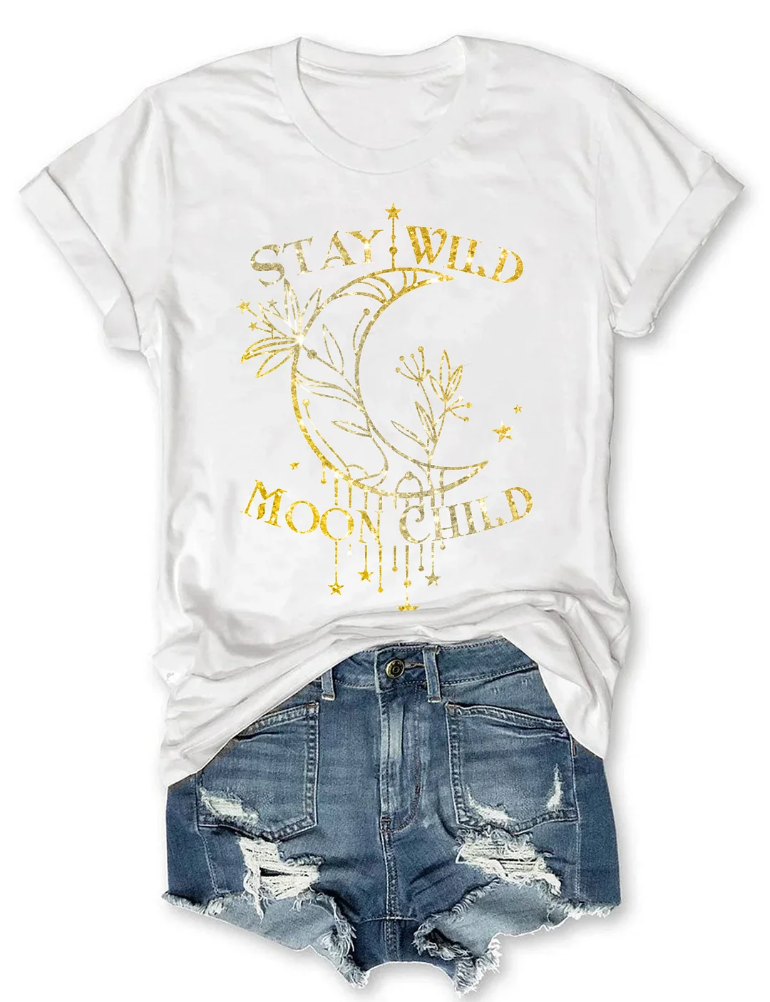 Sparkle Stay Wild Moon Child T-shirt