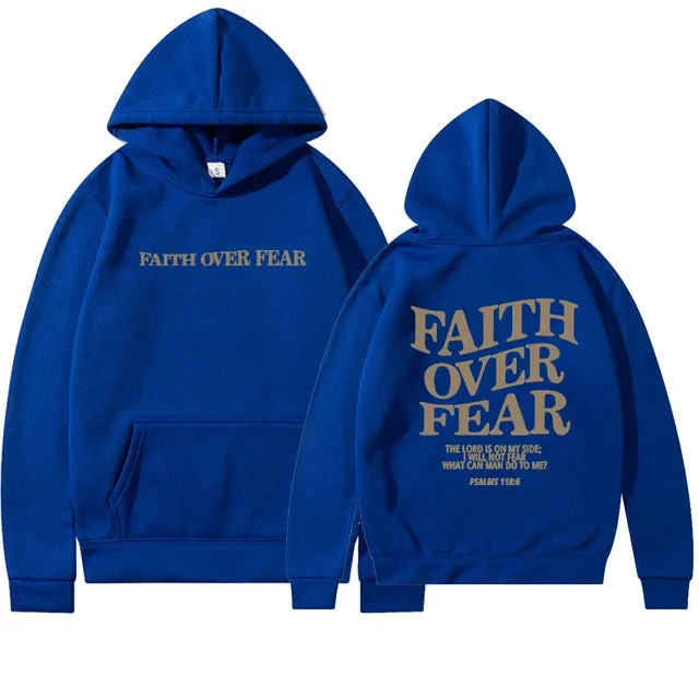 "Faith over Fear" Christian Hoodie
