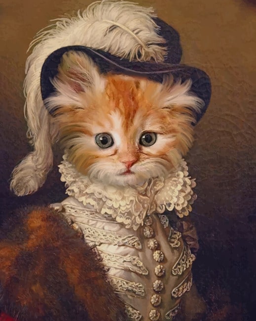 

Renaissance Pet Portrait – Paint By Numbers - 40*50CM, 501 Original