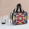 DIY Diamond Painting Portable Travel Makeup Bag Transparent PET Large Capacity Cosmetic Bag Kits