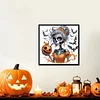Diamond Painting - Partial Special Shaped Drill - Halloween Skull(Canvas|30*30cm)