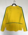 2002 Retro Long Sleeve Brazil Home Soccer Jersey 1:1 Thai Quality love fball