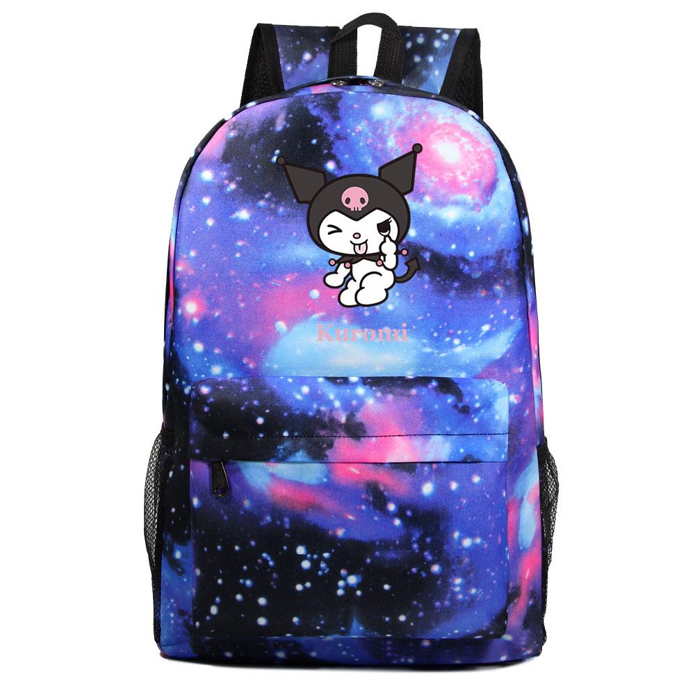 Mayoulove Kuromi Backpack Lightweight Design for School and Daily Use-Mayoulove