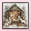 Nativity-11CT Stamped Cross Stitch 45*45cm/17.72*17.72in