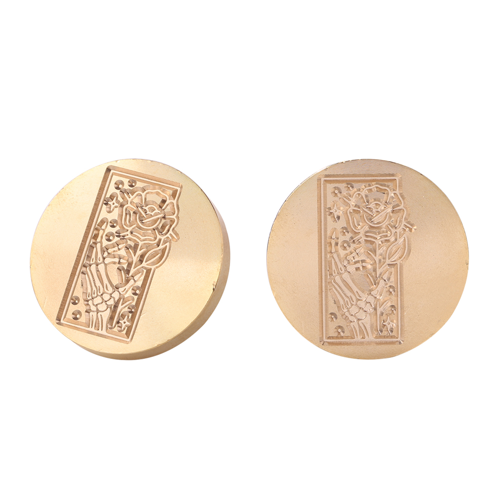 

30mm Skull Round Fire Lacquer Seal Wax Head - Wax Seal Stamp, 501 Original