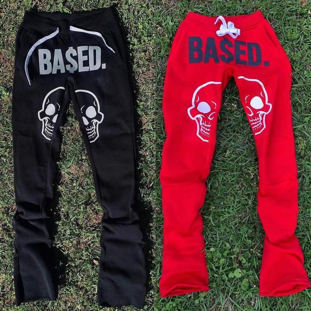 Skull casual street home sports trousers