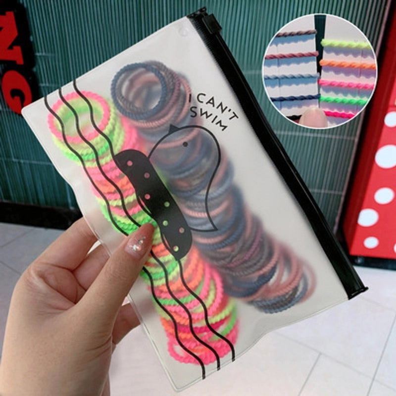 Hair Tie Rubber Band Female Small Hair Band Children’s Hair Rope Hair Rope Girl Baby Rubber Band Does Not Hurt Hair Elastic Good Simple