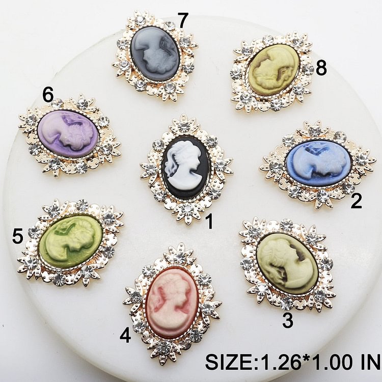 Fashion Hot 10pcs/Lot 1.2*1.05 Inch Gold Buttons Decor accessories DIY Sewing Button
