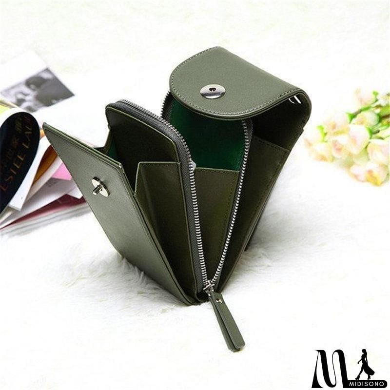 MidiSono - Vintage PU Universal Shoulder Phone Bag