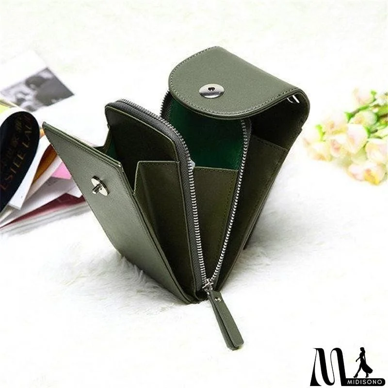 MidiSono - Vintage PU Universal Shoulder Phone Bag