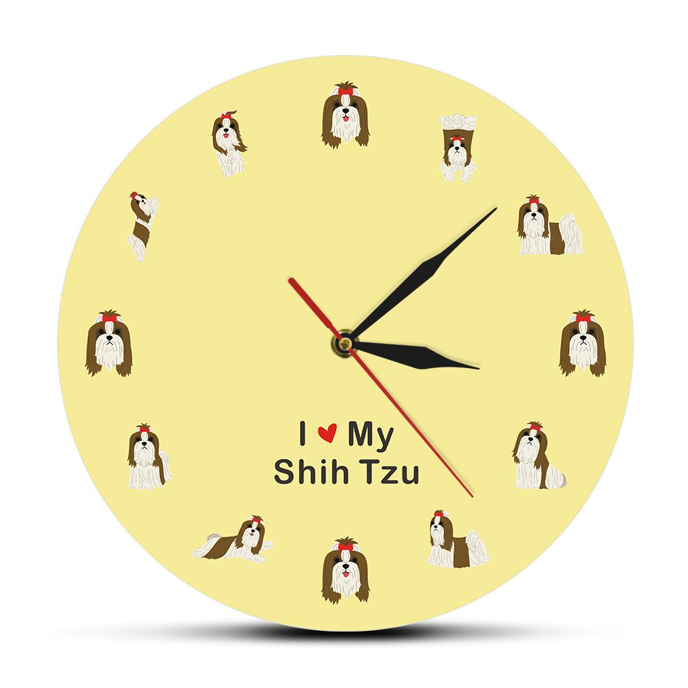 

Chinese Cartoon Lion Dog - Frameless Acrylic Wall Clock, 501 Original