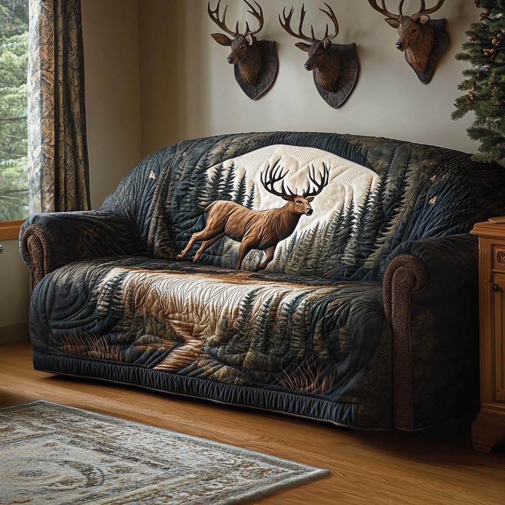 Mountain Buck Quilted Sofa Cover NCU0NT10827 everthome