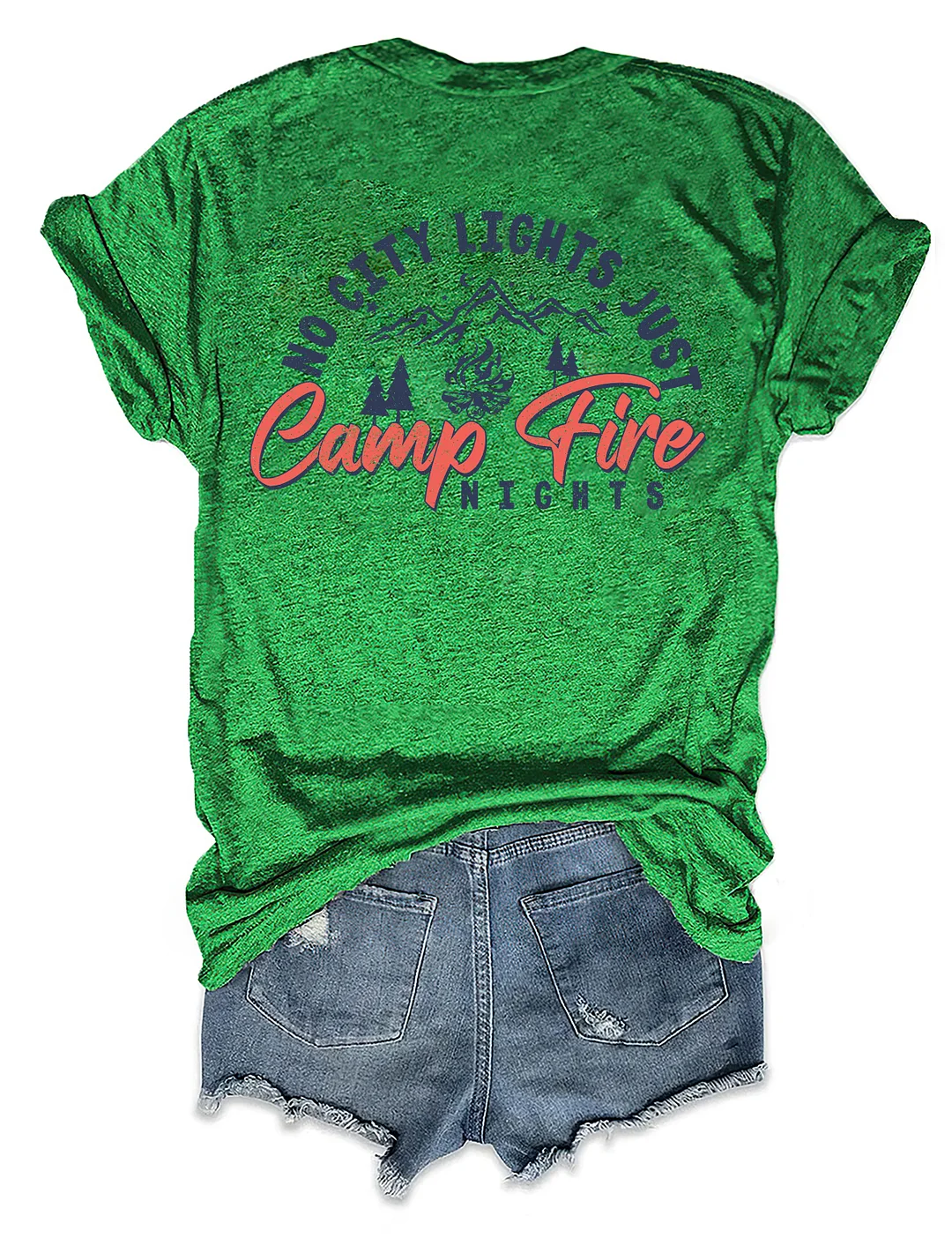 No City Lights Just Campfire Nights T-shirt