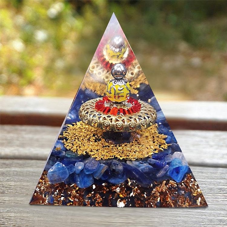 Lapis Lazuli Healing Orgone Pyramid