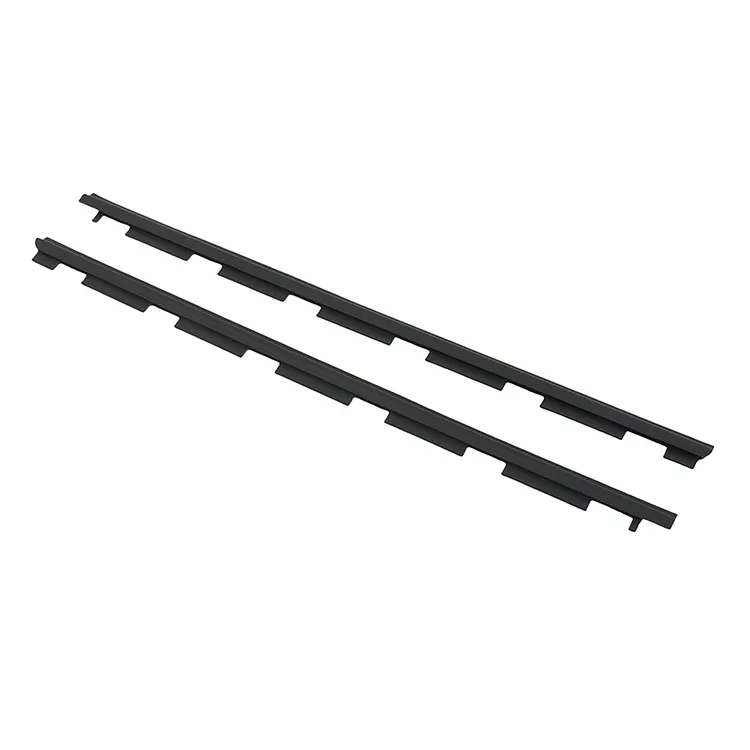 Silscvtt 2PCS Black Rubber Outer Front Window Sweep Weatherstrip Seal Set Replacement for Chevy C1500 K1500 1988-1999 Pickup Truck 15991406 15991405 1AWSK00154