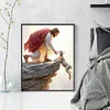 Jesus Saves-11CT Stamped Cross Stitch 40*50cm/15.75*19.69in
