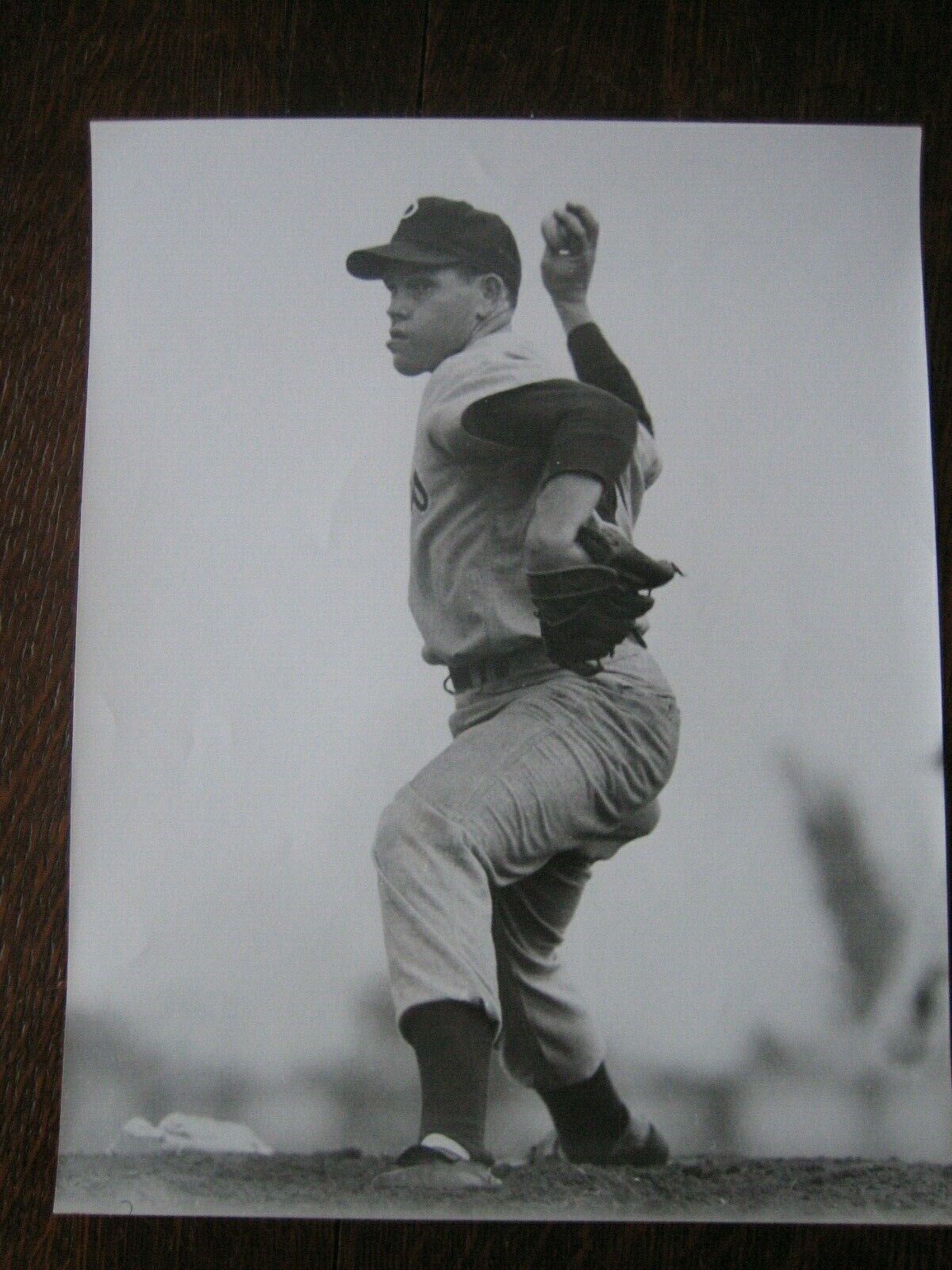 Robin Roberts Arthur Rickerby 1950's Press Original Photo Poster painting Philadelphia Phillies