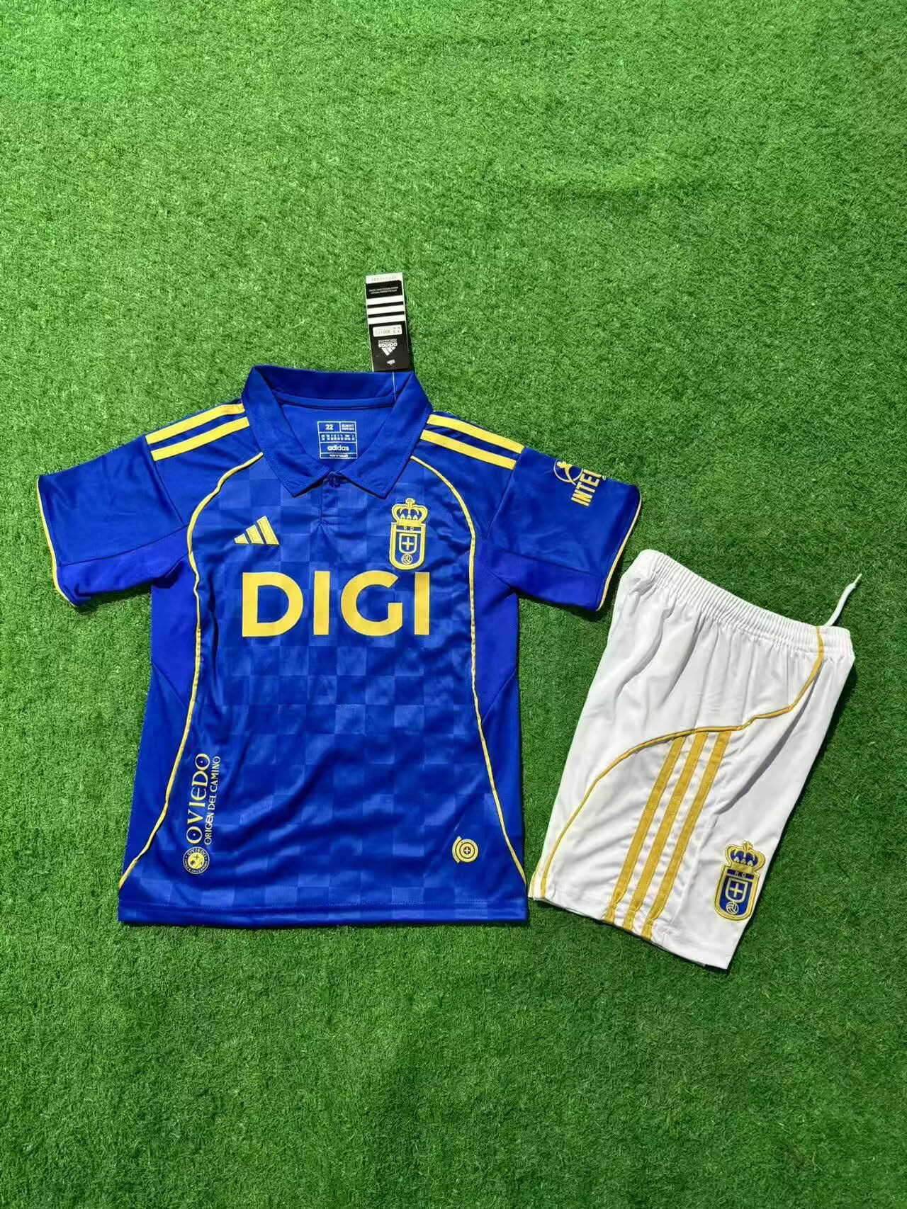 2025-2026 KIDS Real Oviedo Home Football Shirt 1:1 Thai Quality- Maxi Kit