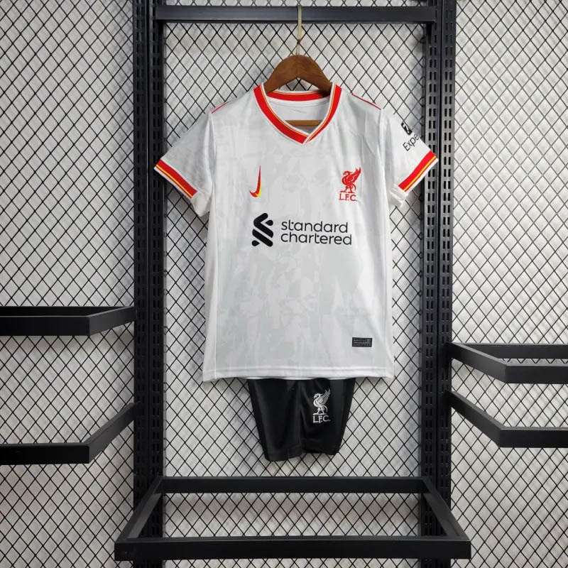2024-2025 Kids Liverpool Third Away Football Shirt 1:1 Thai Quality