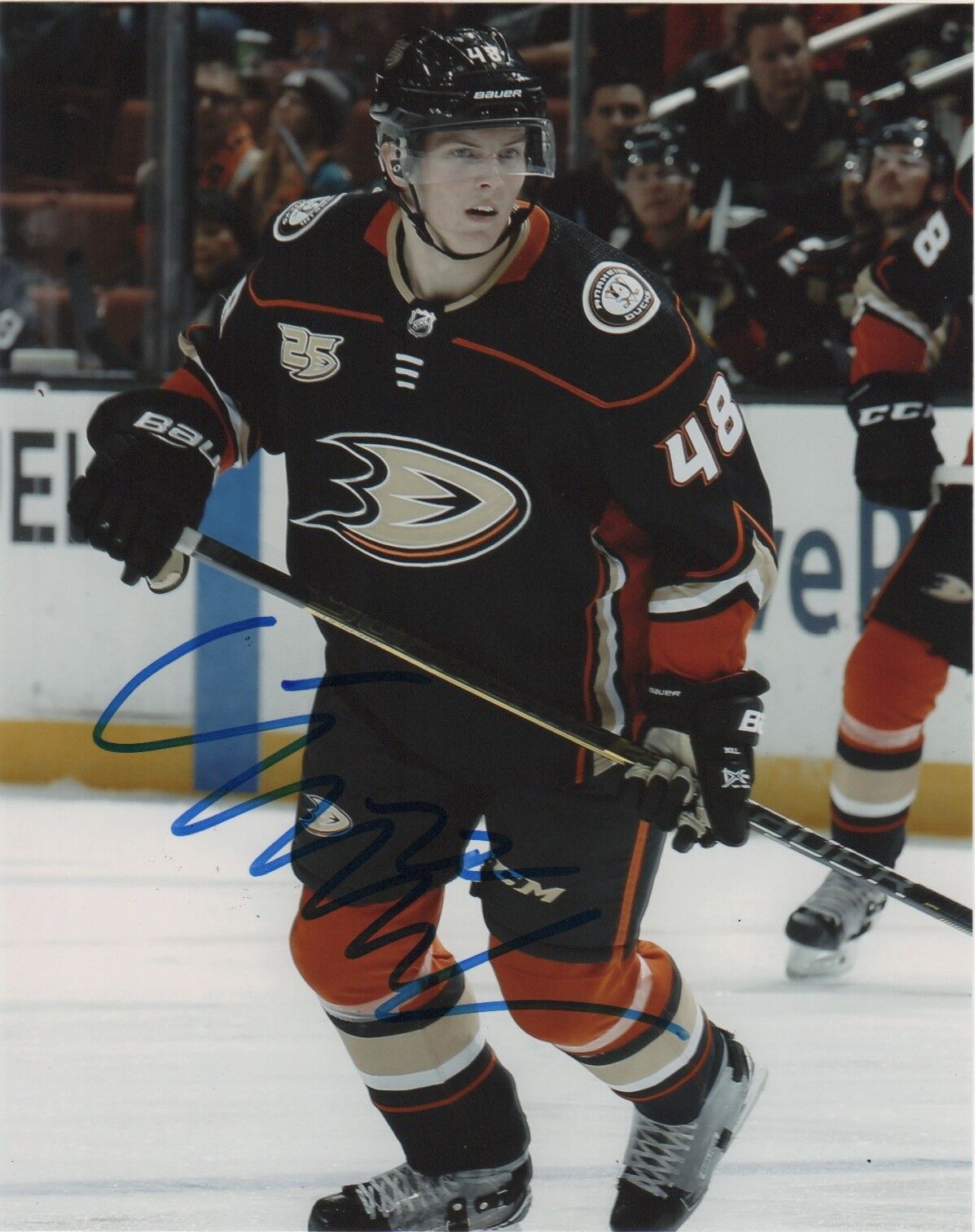 Anaheim Ducks Isac Lundestrom Autographed Signed 8x10 NHL Photo Poster painting COA #1