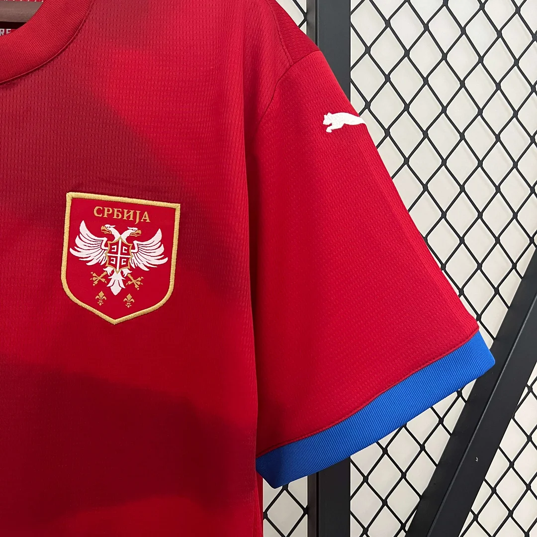 2024 Serbia National Team Home Football Shirt 1:1 Thai Quality