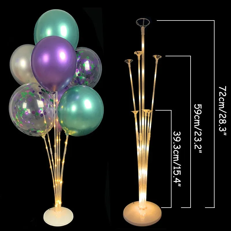 1 Set Balloons Holder Column Stand Holder Stickers for Wedding Kids Birthday Party Baby Shower Decoration Balloon Accessories