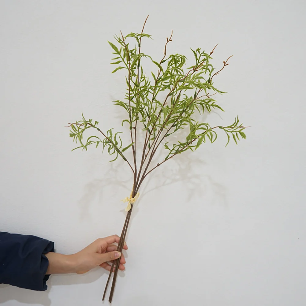 Mori simulation fern grass flower arrangement home photography props