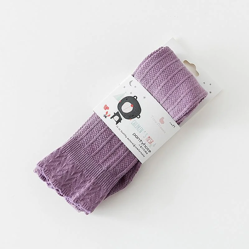 YWHUANSEN Double Needle Patchwork Cotton Leggings for Girls Spring Autumn Leggings for Children Fashionable Legging Infantil