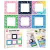 30PCS Colorful Reusable Diamond Painting Section Frame Release Film with Clear Window, Non-Stick Dust-Proof  Release Paper, Easy Peel Diamond Art Canvas Covers, DIY Diamond Painting Accessories for Adults
